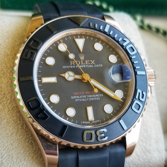 Rolex Yacht Master 18k Gold 268655 Mens Watch - Picture 3 of 7